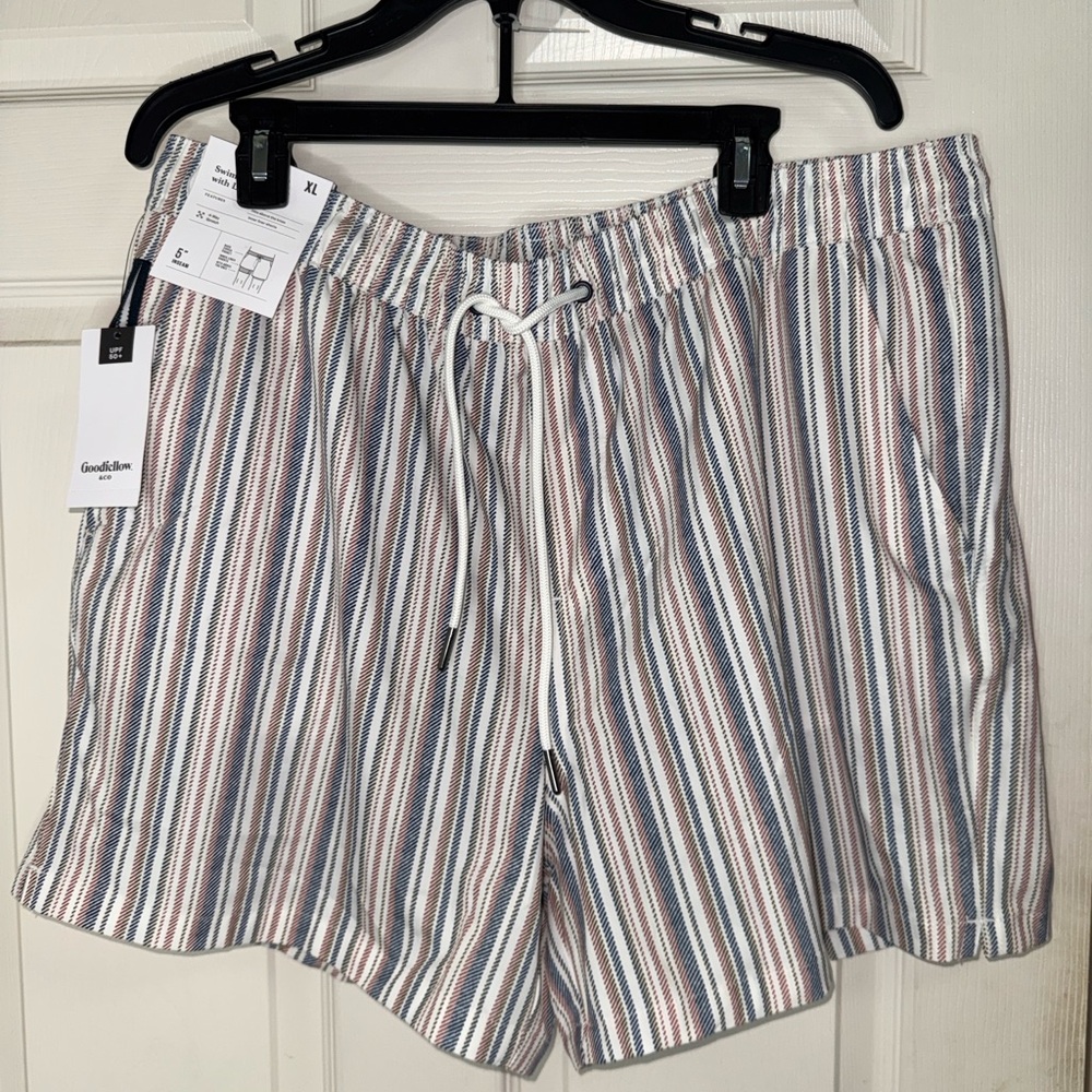 Striped Drawstring Shorts NWT - image 1
